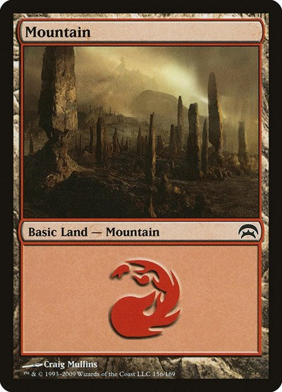 Mountain (156) (Planechase) Near Mint