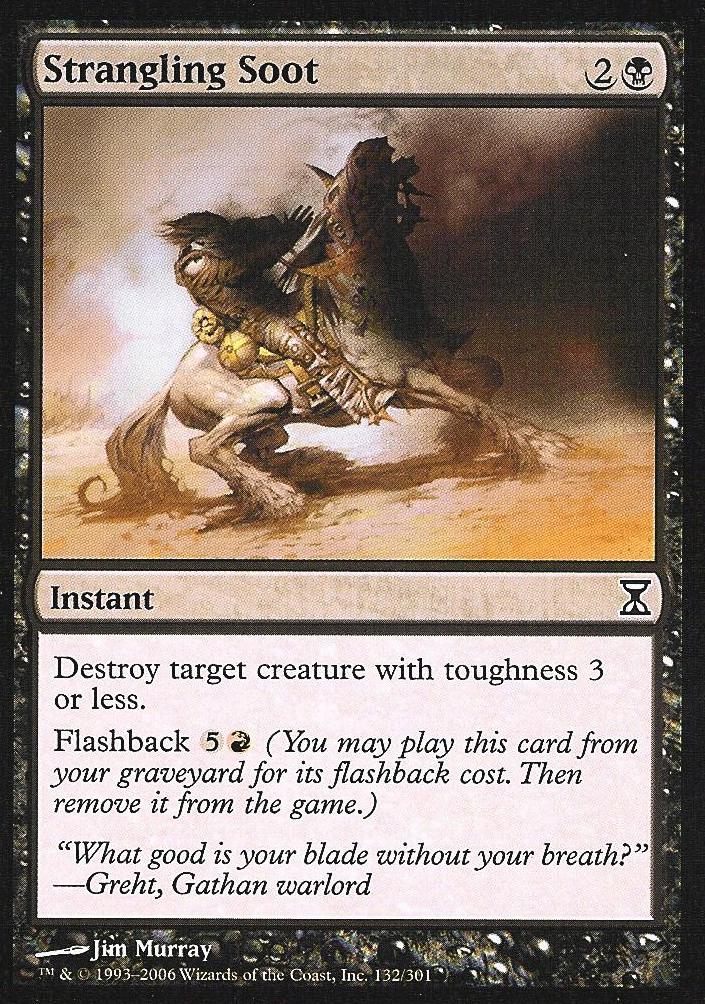 Strangling Soot (Time Spiral) Near Mint Russian