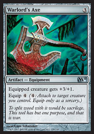 Warlord's Axe (Magic 2011 Core Set) Near Mint