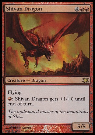 Shivan Dragon (From the Vault: Dragons) Near Mint