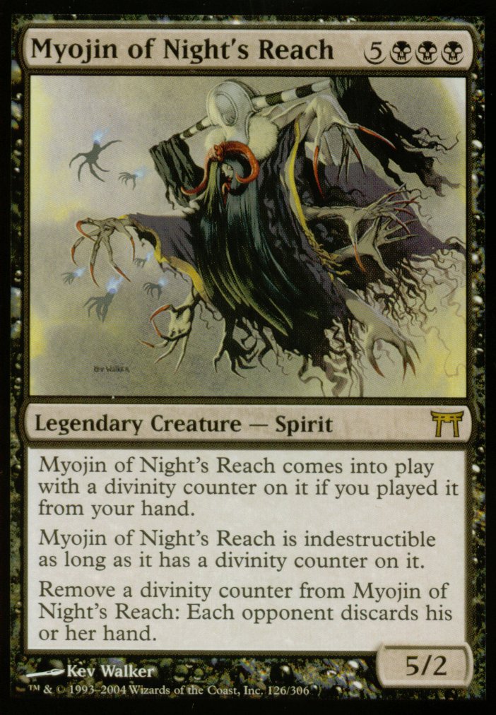 Myojin of Night's Reach (Champions of Kamigawa) Near Mint Foil