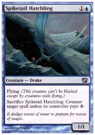 Spiketail Hatchling (8th Edition) Near Mint Foil