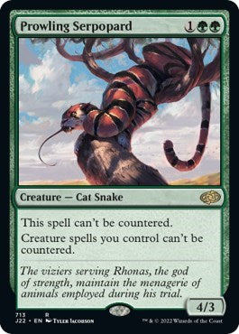 Prowling Serpopard (Jumpstart 2022) Near Mint