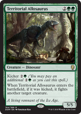 Territorial Allosaurus (Dominaria) Near Mint