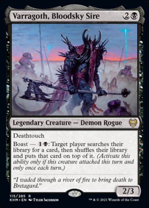 Varragoth, Bloodsky Sire (Kaldheim) Near Mint