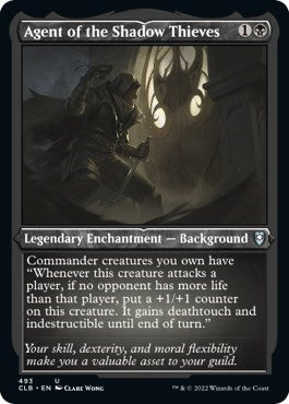 Agent of the Shadow Thieves (Etched Foil) (Commander Legends: Battle for Baldur's Gate) Near Mint Foil