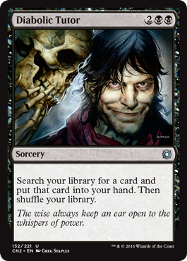 Diabolic Tutor (Conspiracy: Take the Crown) Near Mint