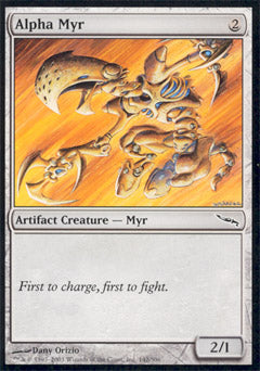 Alpha Myr (Mirrodin) Light Play Foil