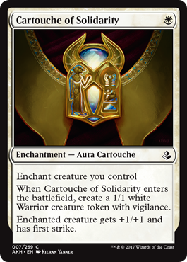 Cartouche of Solidarity (Amonkhet) Near Mint