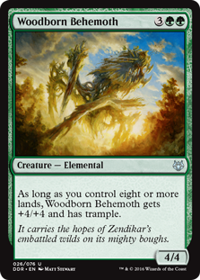 Woodborn Behemoth (Duel Decks: Nissa vs Ob Nixilis) Near Mint