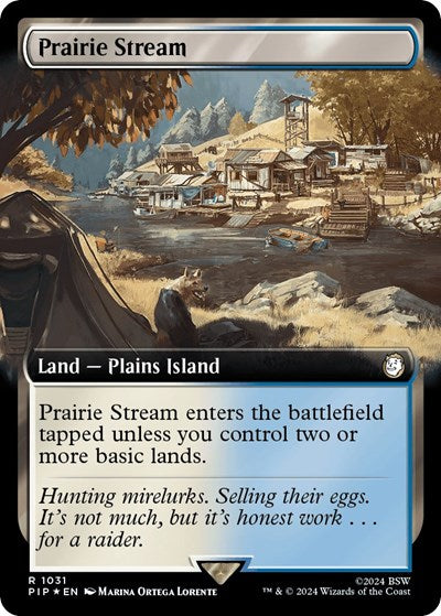 Prairie Stream (Extended Art) (Surge Foil) (Universes Beyond: Fallout) Near Mint