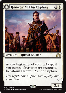 Hanweir Militia Captain (Westvale Cult Leader) (Shadows Over Innistrad) Near Mint
