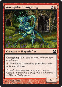War-Spike Changeling (Modern Masters) Near Mint