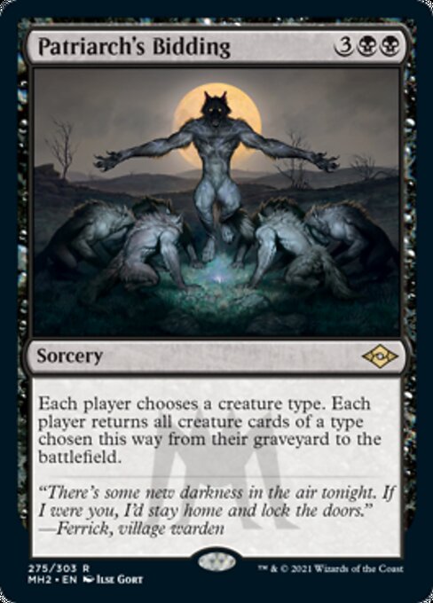 Patriarch's Bidding (Modern Horizons 2) Near Mint