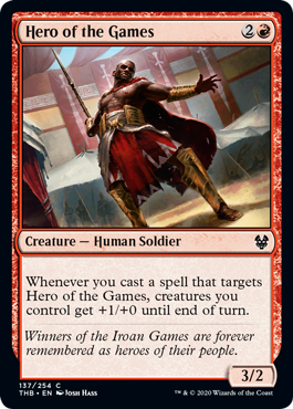 Hero of the Games (Theros Beyond Death) Near Mint Foil