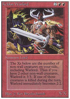 Keldon Warlord (Unlimited) Near Mint