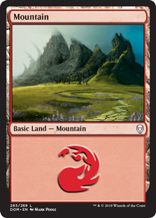Mountain (265) (Dominaria) Near Mint