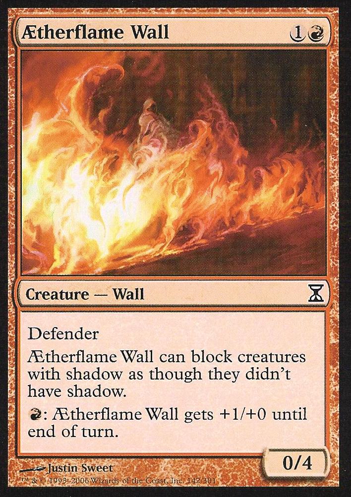 Aetherflame Wall (Time Spiral) Near Mint Foil