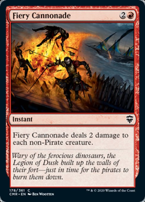 Fiery Cannonade (Commander Legends) Near Mint