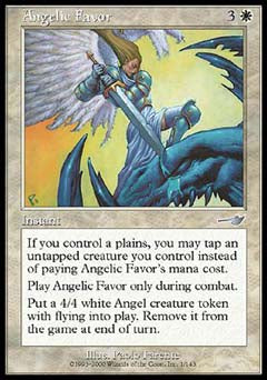 Angelic Favor (Nemesis) Light Play Foil