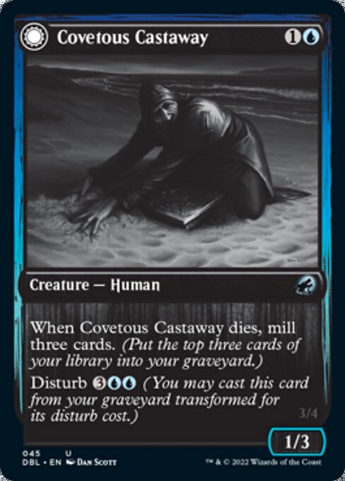 Covetous Castaway / Ghostly Castigator (Innistrad: Double Feature) Near Mint