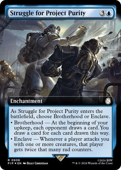 Struggle for Project Purity (Extended Art) (Surge Foil) (Universes Beyond: Fallout) Near Mint