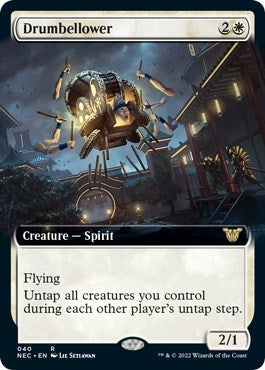 Drumbellower (Extended Art) (Commander: Kamigawa: Neon Dynasty) Near Mint