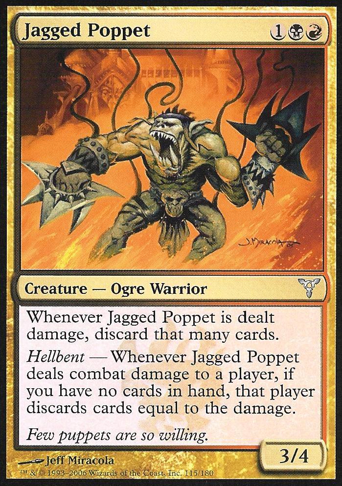 Jagged Poppet (Dissension) Near Mint Foil