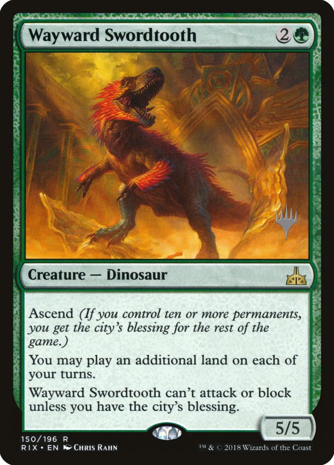 Wayward Swordtooth (Promo Pack) Near Mint Foil