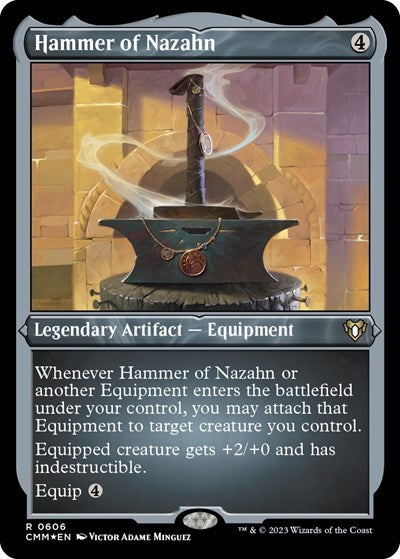 Hammer of Nazahn (Foil Etched) (Commander Masters) Near Mint