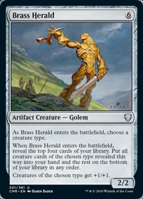 Brass Herald (Commander Legends) Near Mint Foil
