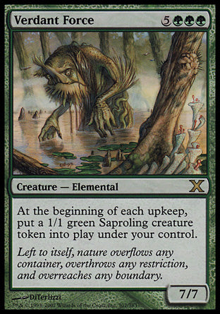 Verdant Force (10th Edition) Near Mint Foil