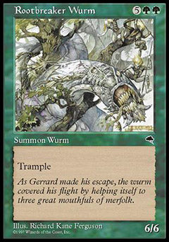 Rootbreaker Wurm (Tempest) Light Play