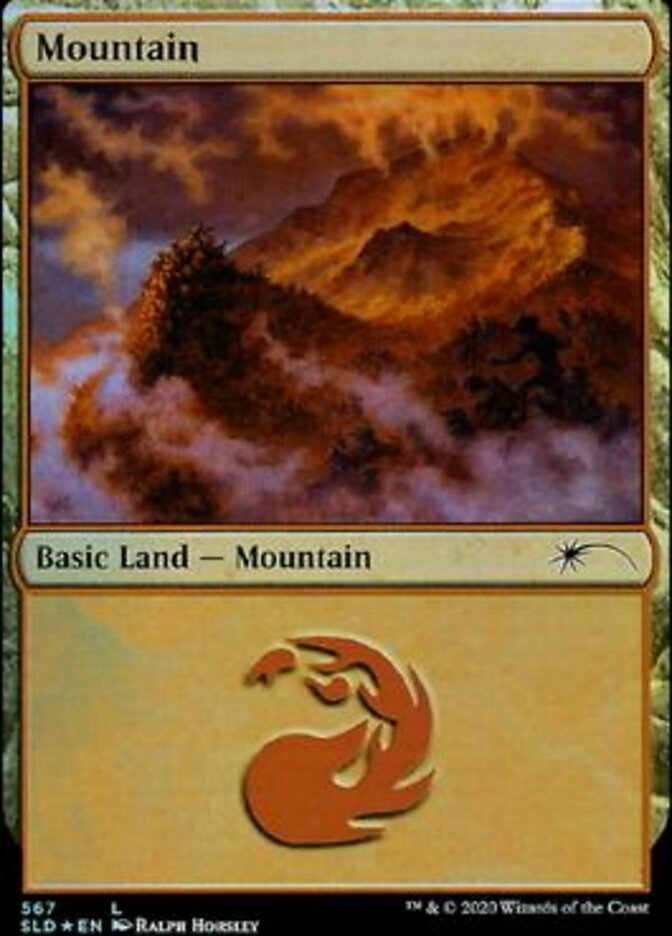 Mountain 567 (Secret Lair) Near Mint