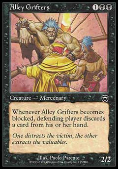 Alley Grifters (Mercadian Masques) Near Mint Foil