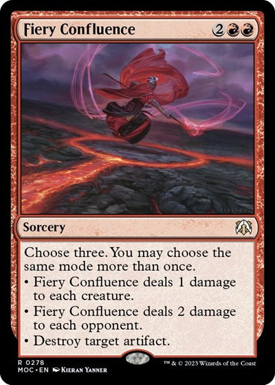 Fiery Confluence (Commander: March of the Machine) Near Mint