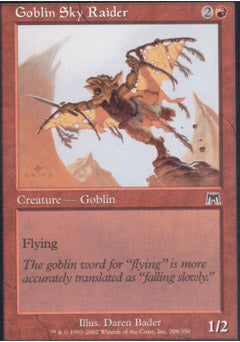 Goblin Sky Raider (Onslaught) Light Play