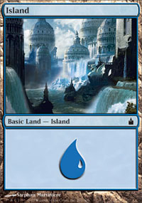 Island (291) (Ravnica) Light Play Foil