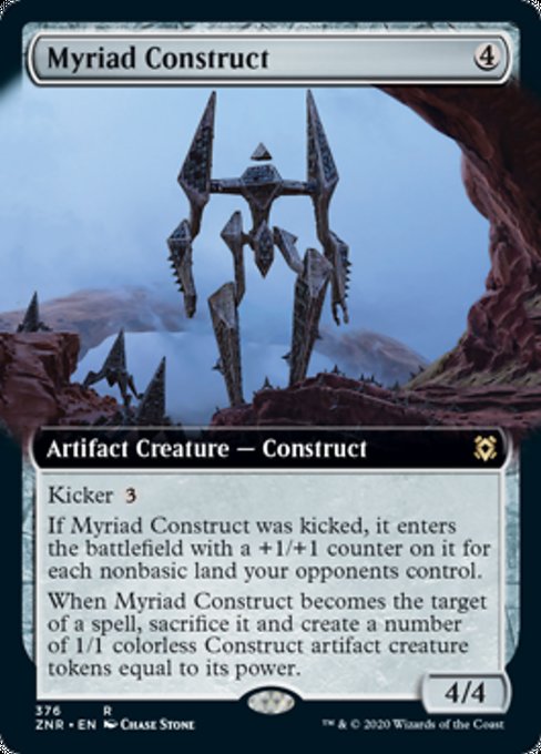 Myriad Construct (Extended Art) (Zendikar Rising) Near Mint
