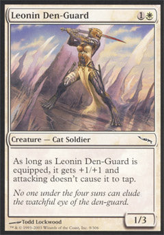 Leonin Den-Guard (Mirrodin) Good