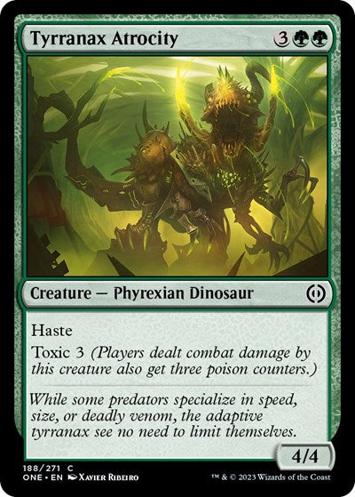 Tyrranax Atrocity (Phyrexia: All Will Be One) Near Mint