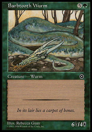 Barbtooth Wurm (Portal Second Age) Light Play