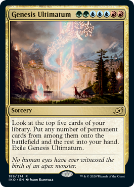 Genesis Ultimatum (Ikoria: Lair of Behemoths) Near Mint Foil