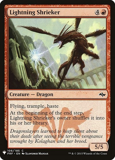 Lightning Shrieker (Mystery Booster) Near Mint