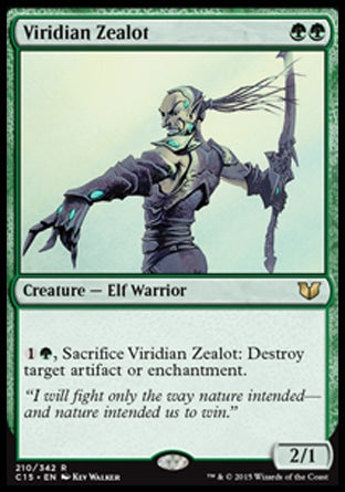 Viridian Zealot (Commander 2015) Near Mint