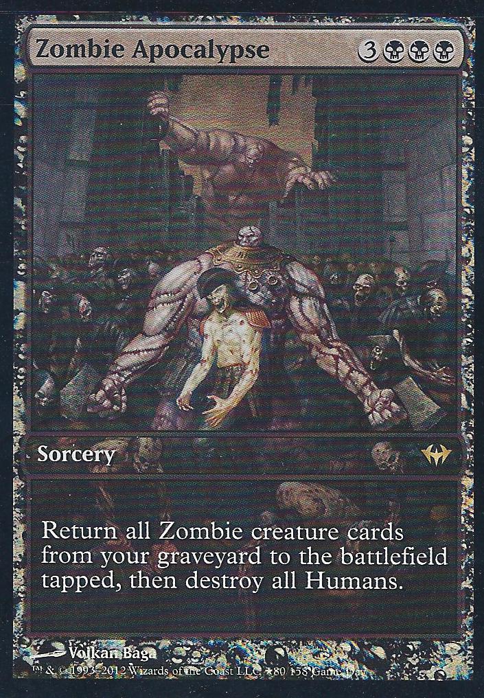 Zombie Apocalypse Full Art Game Day Promo (Promotional Cards) Near Mint Foil