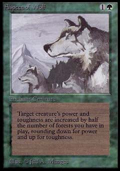 Aspect of Wolf (Alpha) Near Mint