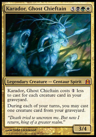 Karador, Ghost Chieftain (Commander) Light Play