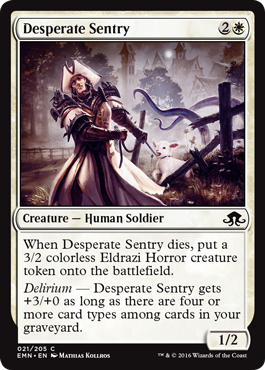 Desperate Sentry (Eldritch Moon) Near Mint