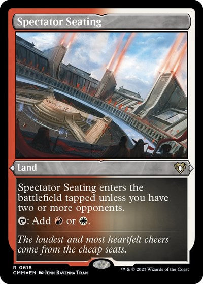 Spectator Seating (Foil Etched) (Commander Masters) Near Mint
